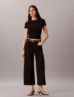 Stretch Twill Marcy Pants, Black