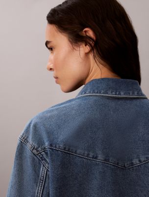 Женские рубашки Calvin Klein Denim Western Shirt — фото 5