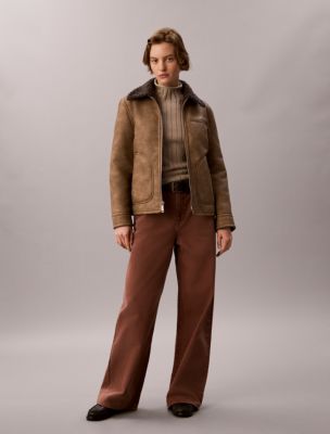Wide Leg Jeans, Faded Clay