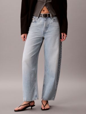Женские джинсы Calvin Klein Relaxed Barrel, цвет: Lafayette — фото 3