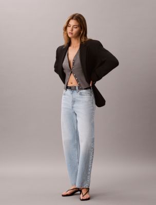 Женские джинсы Calvin Klein Relaxed Barrel, цвет: Lafayette — фото 4