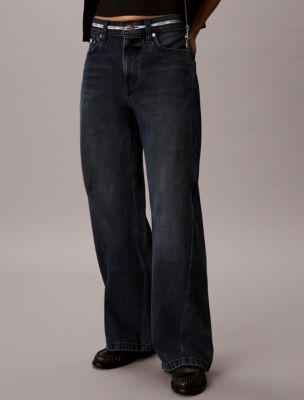 Twisted Seam Low Rise Baggy Jeans - thumbnail 4