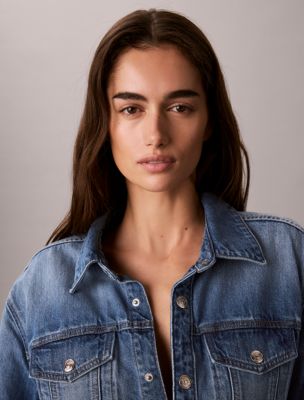 Женские платья Calvin Klein Denim Mini Trucker Dress — фото 2
