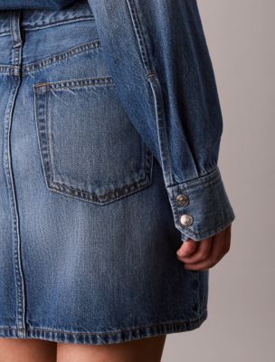 Женские платья Calvin Klein Denim Mini Trucker Dress — фото 5