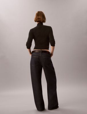 Женские джинсы Calvin Klein Low Rise Baggy, цвет: Индиго — фото 5