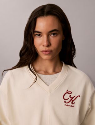 Женская толстовка Calvin Klein Terry Relaxed, цвет: Turtledove — фото 3
