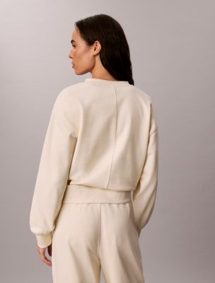 Женская толстовка Calvin Klein Terry Relaxed, цвет: Turtledove — фото 4