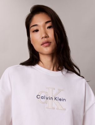 Женские футболки Calvin Klein Denim Monologo Boxy T-Shirt — фото 2