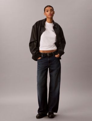 Женская футболка Calvin Klein Classic с логотипом-надписью, цвет: Яркий белый — фото 2