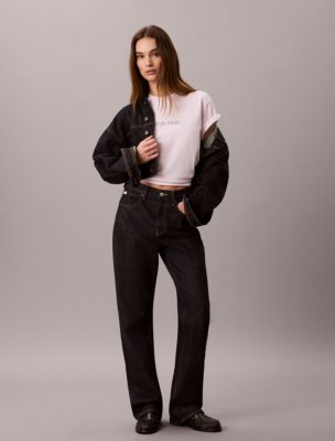 Женские футболки Calvin Klein Metallic Logo Boxy Tee — фото 3