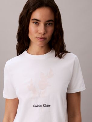 Женские футболки Calvin Klein Floral Classic Tee — фото 3