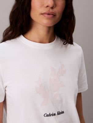 Женские футболки Calvin Klein Floral Classic Tee — фото 6