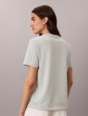 Женские футболки Calvin Klein Embossed Calvin Klein Logo Tee — фото 5