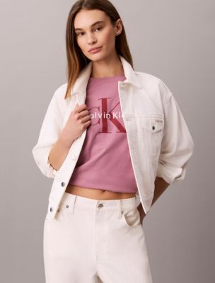 Женские футболки Calvin Klein Monologo Crewneck Tee — фото 5