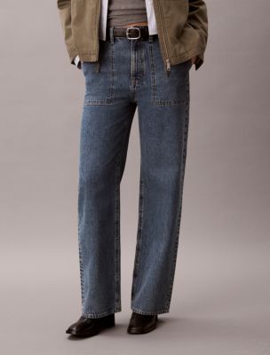 Женские джинсы Calvin Klein High Rise Loose Utility Jeans — фото 3