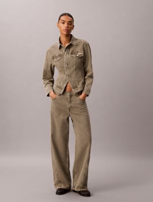 Cinched Peplum Denim Jacket - thumbnail 4