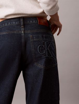 Женские джинсы Calvin Klein Curved Relaxed Barrel, цвет: Сумеречный — фото 5
