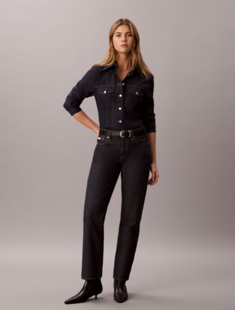 Женские джинсы Calvin Klein Low Rise Modern Straight Jeans