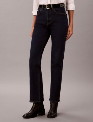 High Rise Straight Jeans - thumbnail 4