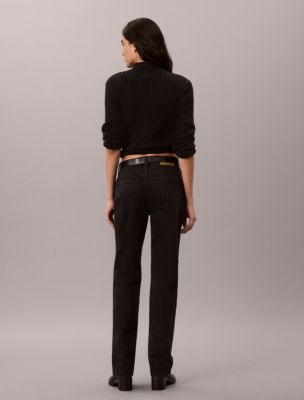 Женские джинсы Calvin Klein High Rise Straight Jeans — фото 5