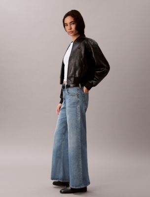 Женские джинсы Calvin Klein Ultra High Rise Wide Leg, цвет: Worn Dust — фото 3