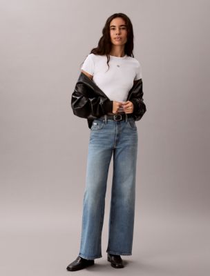 Ultra High Rise Wide Leg Jeans, Worn Dust