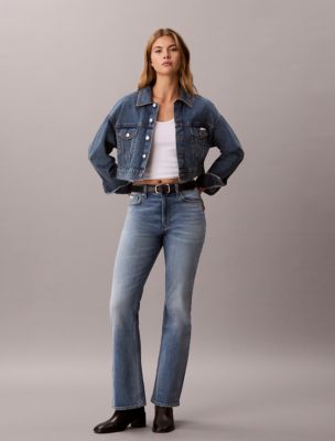 High Rise Bootcut Jeans, Worn Dust