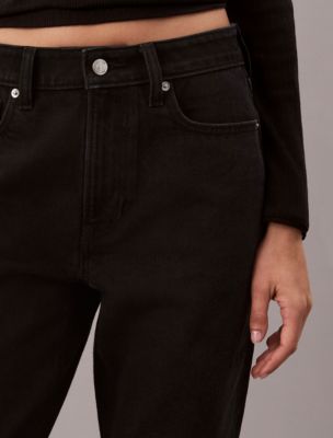 Женские джинсы Calvin Klein High Rise Bootcut, цвет: Выцветший чёрный — фото 3