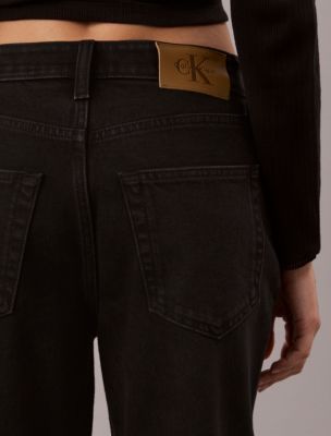 Женские джинсы Calvin Klein High Rise Bootcut, цвет: Выцветший чёрный — фото 5