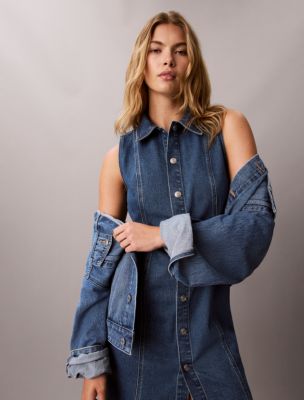 Denim Mini Dress - thumbnail 4
