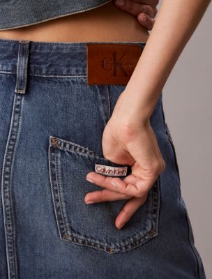 Женские юбки Calvin Klein Workwear Denim Mini Skirt — фото 3