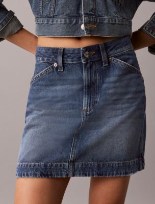 Женские юбки Calvin Klein Workwear Denim Mini Skirt — фото 5