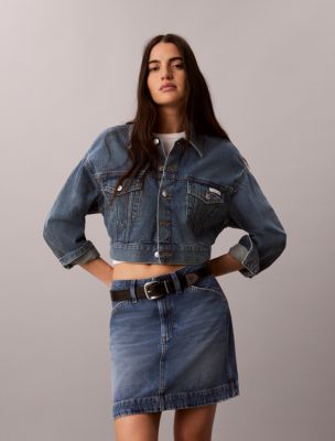 Женские юбки Calvin Klein Workwear Denim Mini Skirt — фото 6