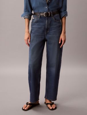 Женские джинсы Calvin Klein Seamed Barrel Jeans — фото 2