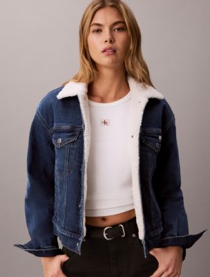 Denim Sherpa Jacket, Dark Horizon