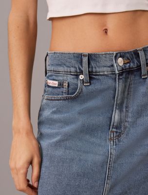 Женская юбка Calvin Klein Denim Maxi, цвет: Worn Dust — фото 3