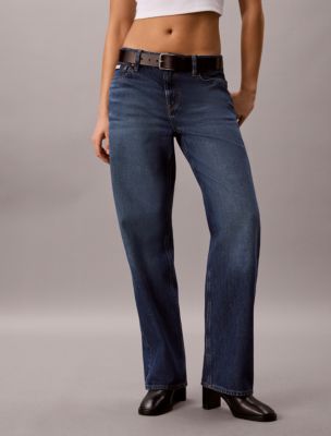 Женские джинсы Calvin Klein 90s Straight, цвет: Синий — фото 2