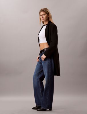 Женские джинсы Calvin Klein 90s Straight, цвет: Синий — фото 5