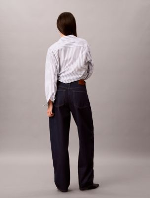 Женские джинсы Calvin Klein Relaxed Barrel, цвет: Ck Classic Rinse — фото 4