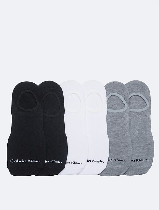 Calvin Klein Striped - White Socks (Set of 2): Packs for man brand