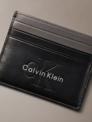 Мужской брелок Calvin Klein Bold Monogram Card Holder & Key Fob, цвет: Чёрный — фото 2