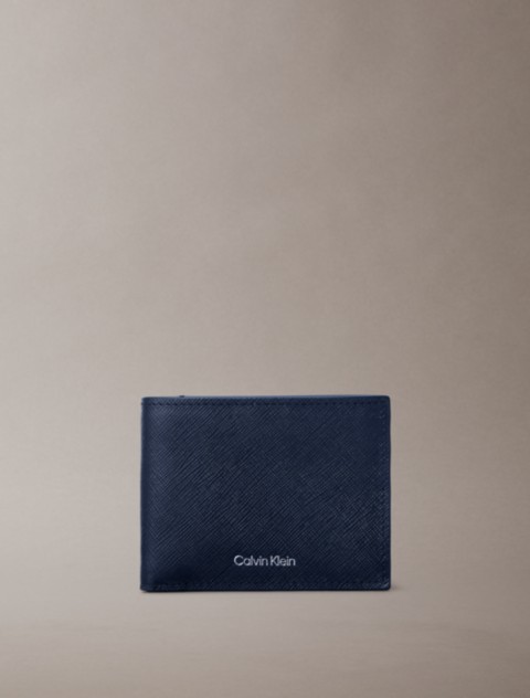 Мужские кошельки Calvin Klein Refined Saffiano Bifold Wallet
