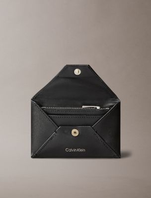☆ ☆ Men's CK Line Envelope Card Case 4D1056G UB Leather Envelope Card Case | Calvin Klein