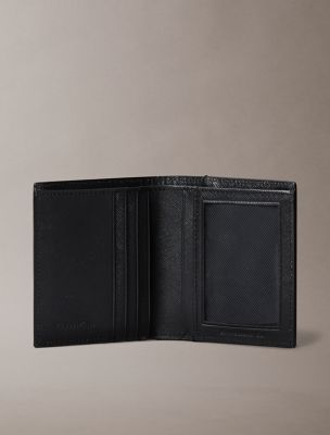 Мужские кошельки Calvin Klein Refined Saffiano Slim Bifold Wallet — фото 3