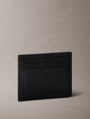 Мужские кошельки Calvin Klein Foil Embossed Logo Card Case — фото 2