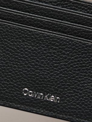 Мужские кошельки Calvin Klein Foil Embossed Logo Card Case — фото 3