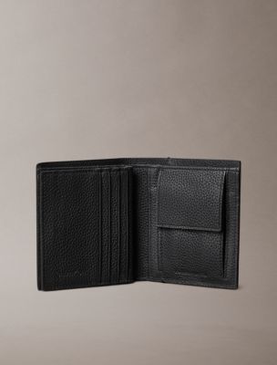 Мужские кошельки Calvin Klein Foil Embossed Logo Slim Trifold Wallet + Card Case — фото 3