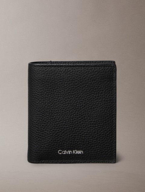 Мужские кошельки Calvin Klein Foil Embossed Logo Slim Trifold Wallet + Card Case