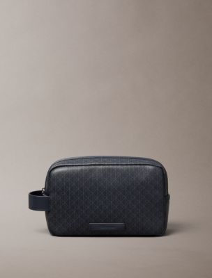 Allover Emblem Logo Zip Dopp Kit, Blue Nights