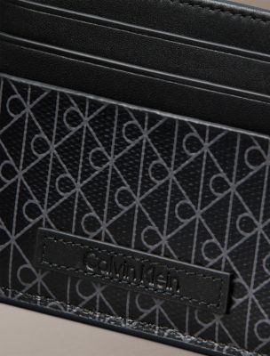 Мужские кошельки Calvin Klein Allover Emblem Logo Card Case — фото 3